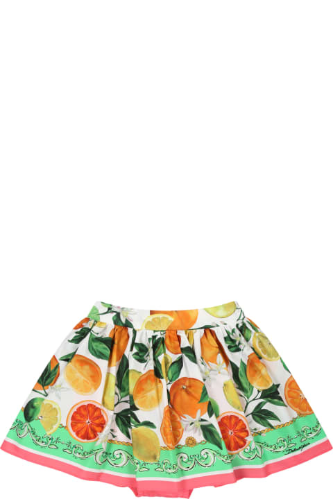 Elegant Multicolor Skirt For Baby Girl