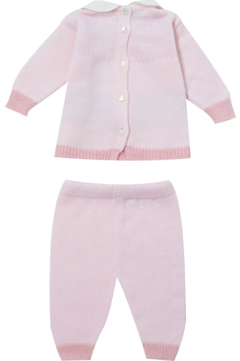Piccola Giuggiola Bodysuits & Sets for Baby Girls Piccola Giuggiola Wool Knit Sweater And Pants