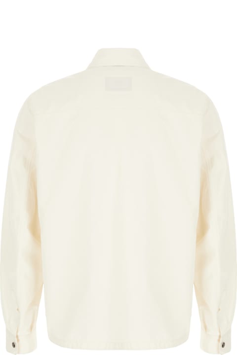 Brunello Cucinelli لـ Kids Brunello Cucinelli Ivory Polyester Blend Jacket