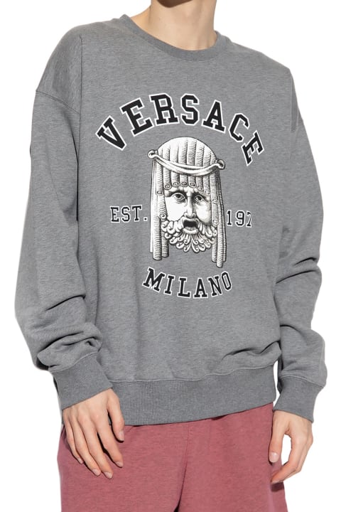 Versace Fleeces & Tracksuits for Women Versace Cotton Crewneck Sweatshirt