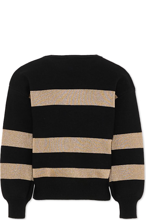 Rykiel Enfant for Women Rykiel Enfant Black Sweatshirt For Girl With Logo