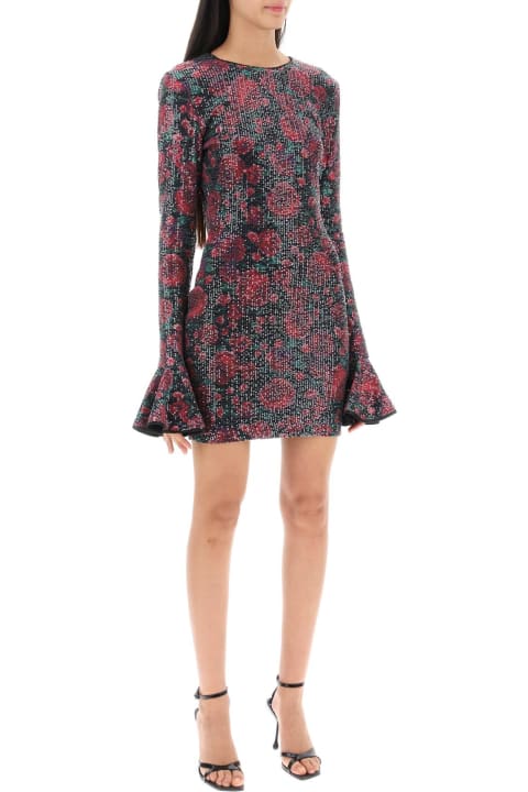 Rotate by Birger Christensen for Women Rotate by Birger Christensen Sequined Open Back Mini Dress