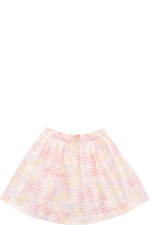 Fashion for Girls Off-White Skirt With Logo