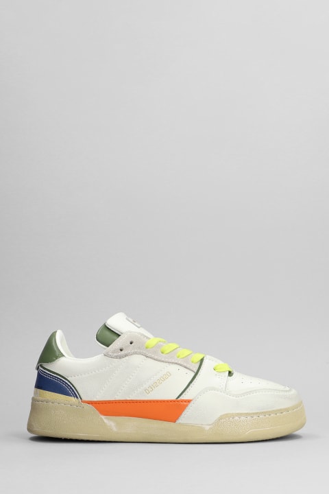 Palm 01 Sneakers In White Leather