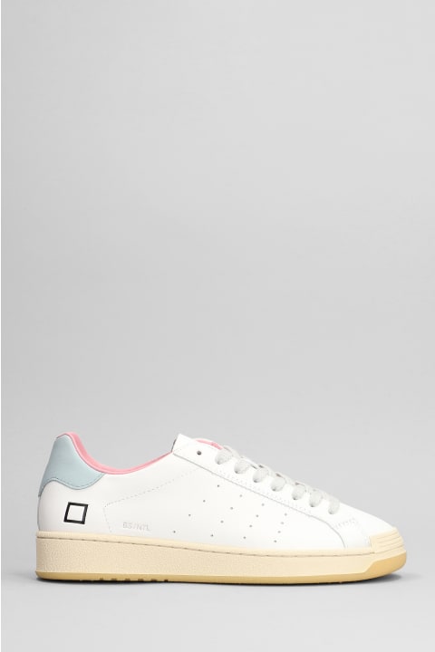 Base Sneakers In White Leather