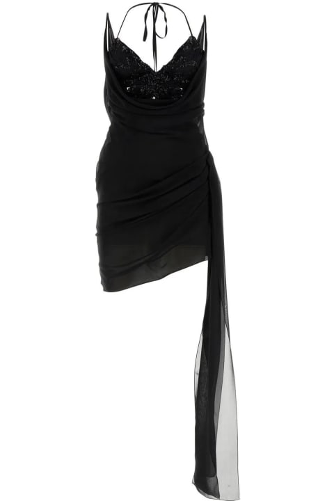 ウィメンズ Blumarineのワンピース＆ドレス Blumarine Black Silk Mini Dress