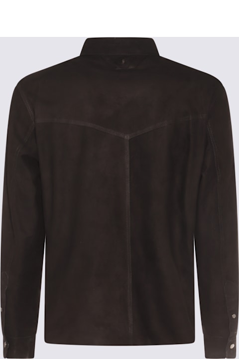 Salvatore Santoro Clothing for Men Salvatore Santoro Black Leather Jacket