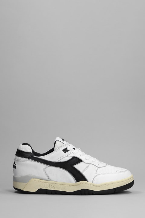 B.560 Used Italia Sneakers In White Leather