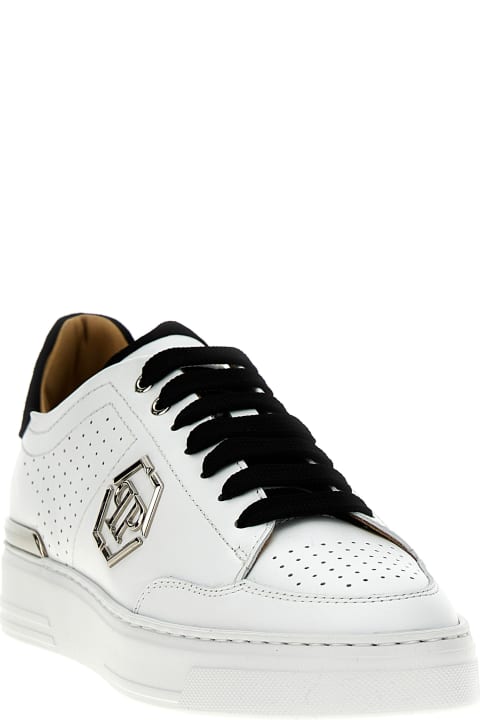 Fashion for Men Philipp Plein 'mix Leather Lo-top' Sneakers