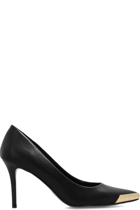 High-Heeled Shoes for Women Versace Jeans Couture Leather Pumps