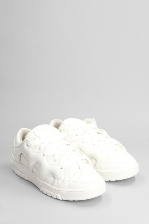 Santha Model 1 Sneakers In White Leather
