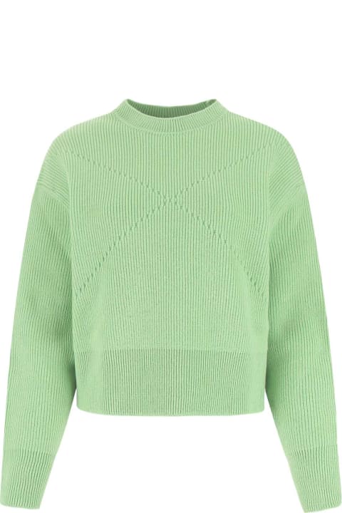 ウィメンズ新着アイテム Bottega Veneta Pastel Green Stretch Cashmere Blend Sweater