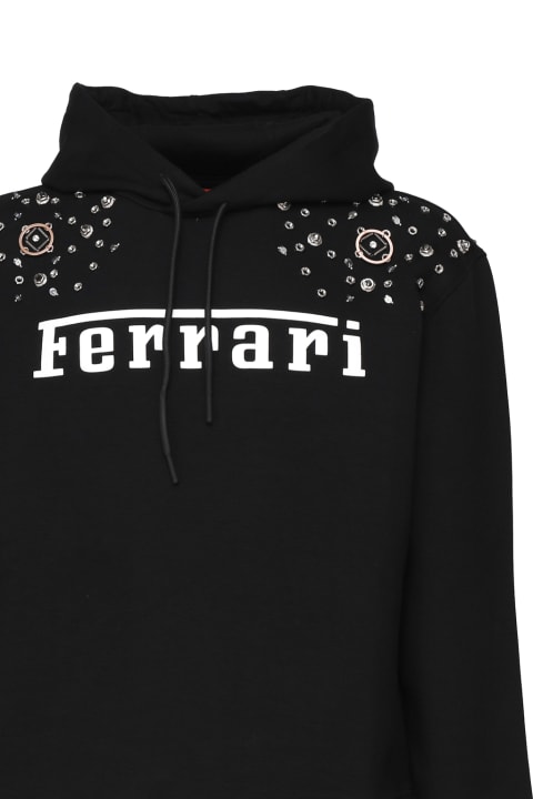 Ferrari for Women Ferrari Logo Sweatshirt With Hood