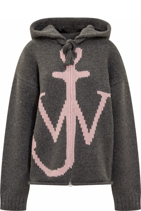 J.W. Anderson Sweaters for Women J.W. Anderson Zipped Anchor Hoodie