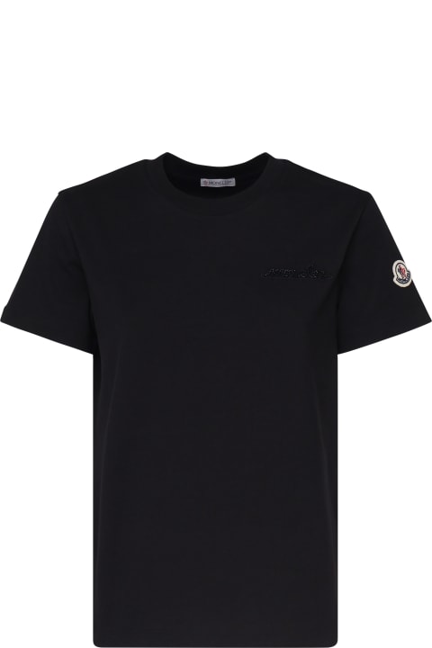 Topwear for Women Moncler Beaded Logo T-shirt