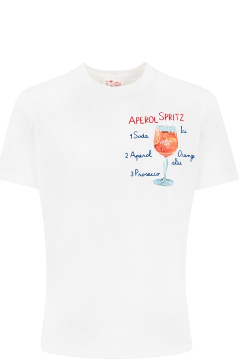 MC2 Saint Barth Topwear for Men MC2 Saint Barth Special Edition Aperol Spritz T-shirt