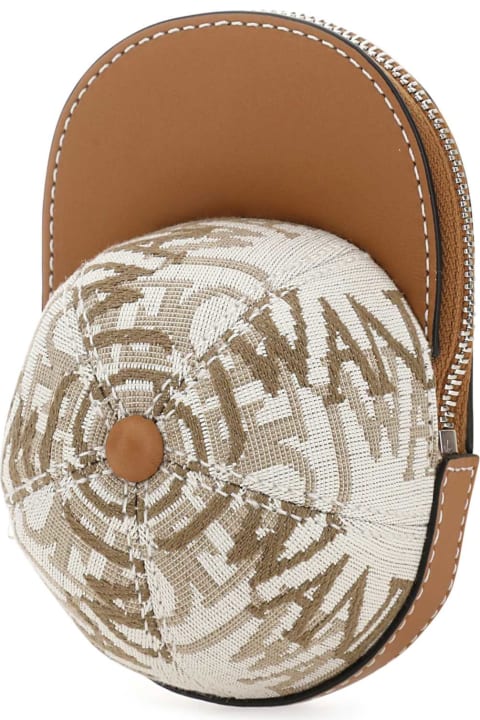 J.W. Anderson for Men J.W. Anderson Two-tone Canvas And Leather Nano Cap Crossbody Bag