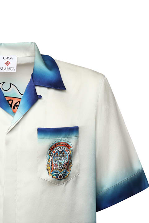 Casablanca for Kids Casablanca "casa Way Skate" Silk Shirt