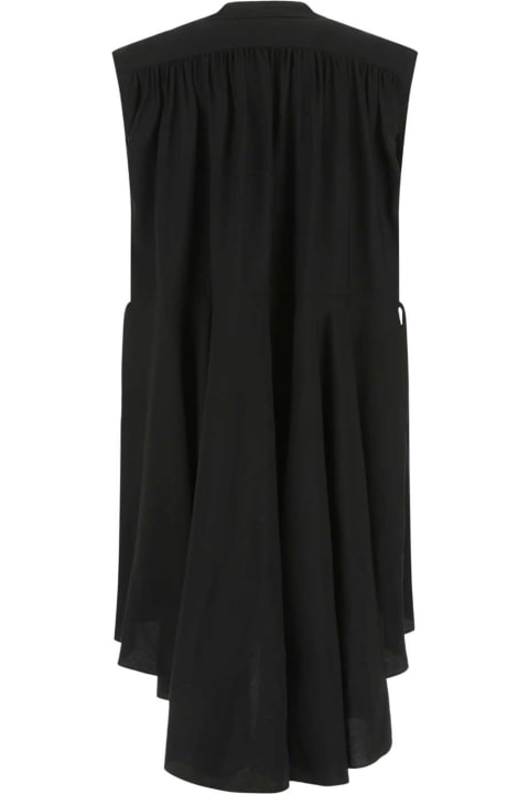Quira for Women Quira Black Viscose Blend Oversize Dress