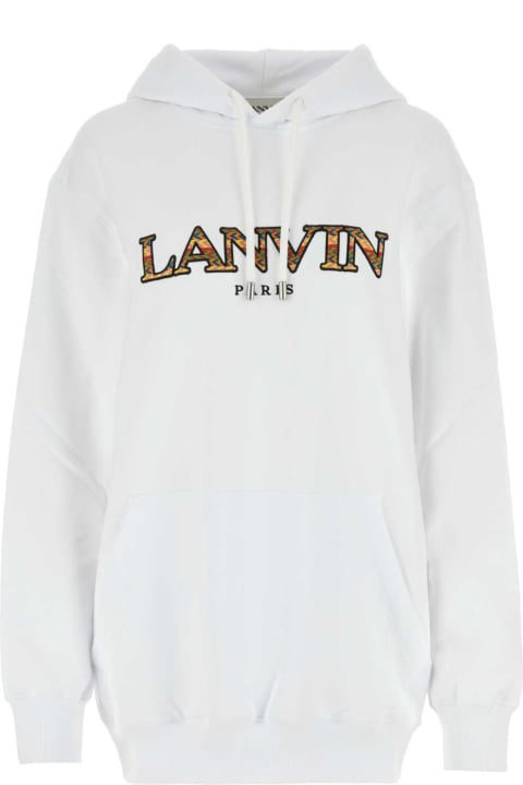 Lanvin Fleeces & Tracksuits for Women Lanvin White Cotton Sweatshirt