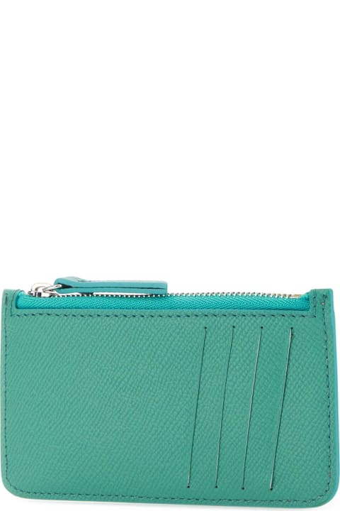 Wallets for Women Maison Margiela Two-tone Leather Card Holder