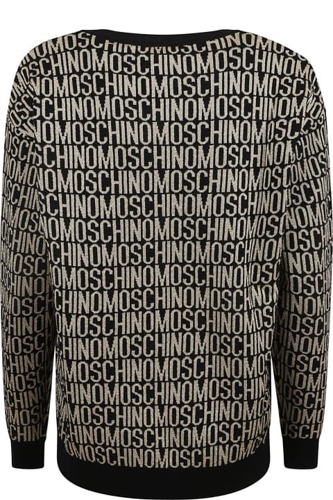 Moschino for Women Moschino Logo Knit Monogram Sweater
