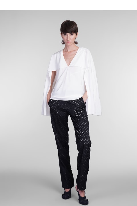 Homeware Helmut Lang Blouse In White Silk
