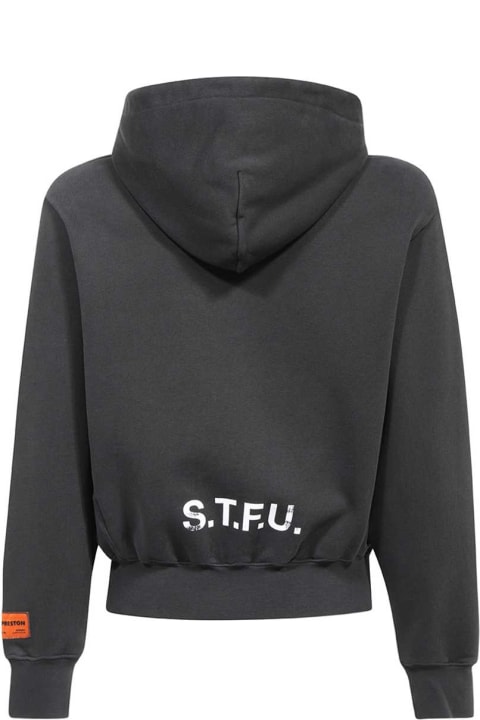 HERON PRESTON Fleeces & Tracksuits for Men HERON PRESTON 'hp Flaming Split'cotton Sweatshirt