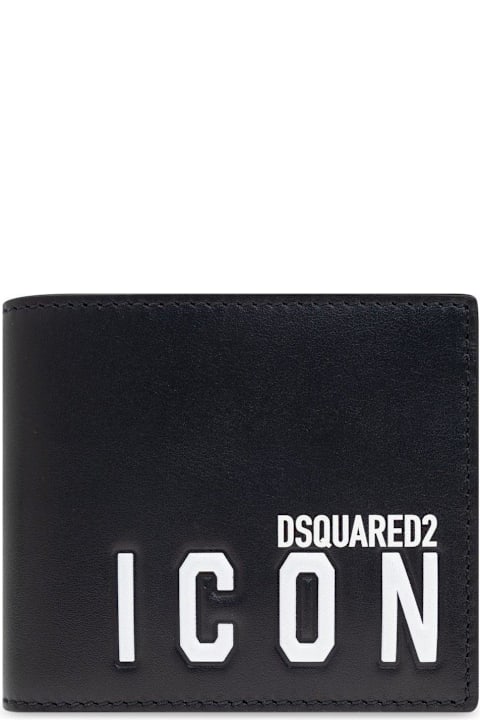 Dsquared2 Accessories Sale for Men Dsquared2 Logo Printed Wallet