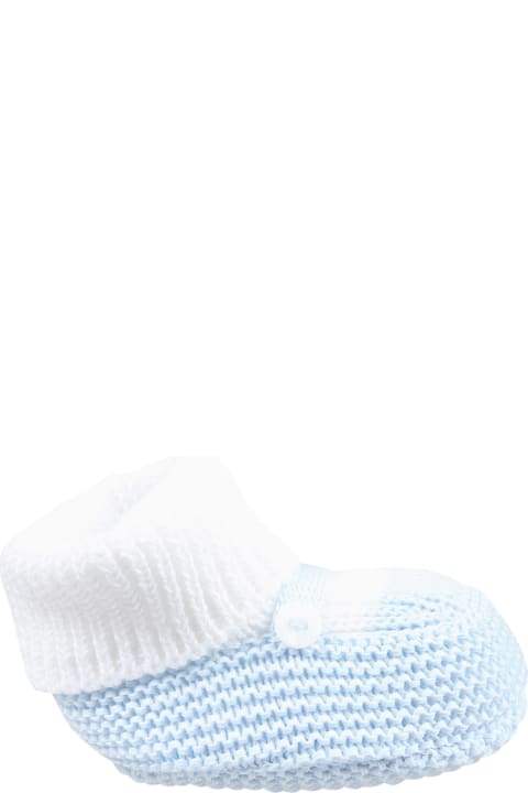 Fashion for Baby Girls Little Bear Sky Blue Bootees For Baby Boy