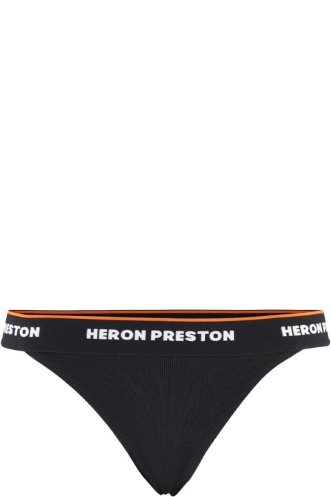 HERON PRESTON Clothing for Women HERON PRESTON 'thong Logo' Cotton Briefs