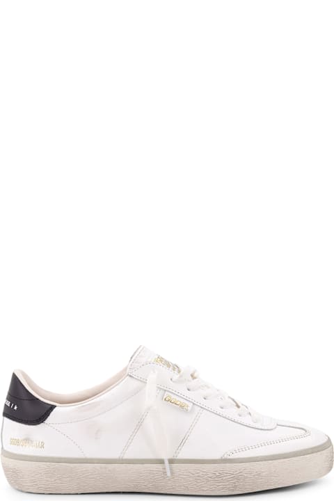 Sneakers Sale for Men Golden Goose Leather Low-top Soul Star Sneakers With Used Effect