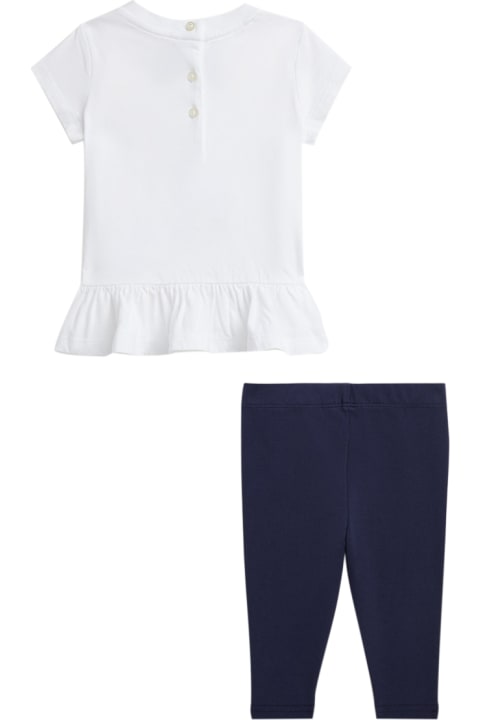 ベビーガールズ Ralph Laurenのウェア Ralph Lauren Polo Shirt And Leggings