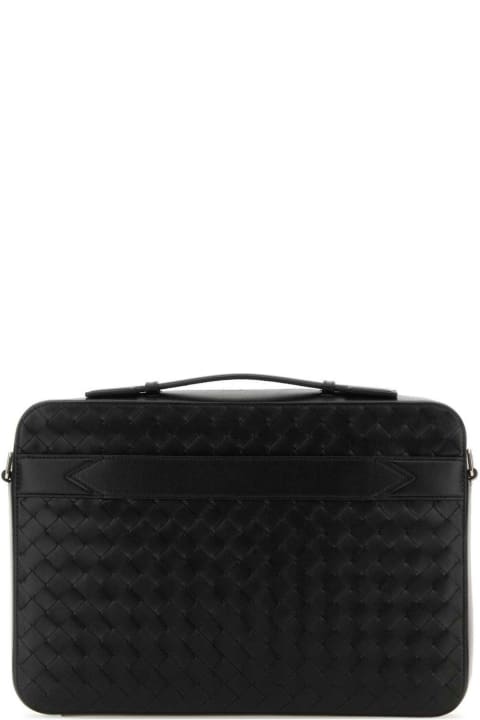 Bags for Men Bottega Veneta Intrecciato Zipped Briefcase