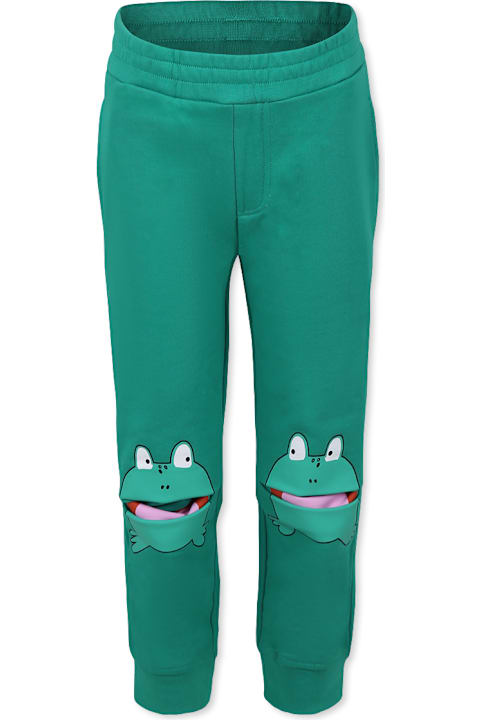 Homeware Stella McCartney Kids Green Trousers For Boy With Frogs