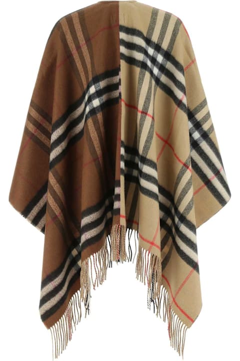 Scarves & Wraps for Women Burberry Embroidered Wool Blend Cape