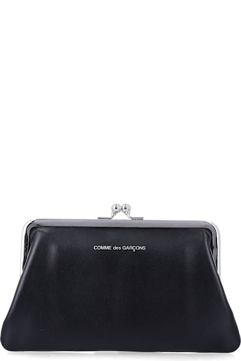Comme des Garçons Wallet for Kids Comme des Garçons Wallet Comme Des Garçons Wallet Medium Smooth Leather Kiss-clasp Purse