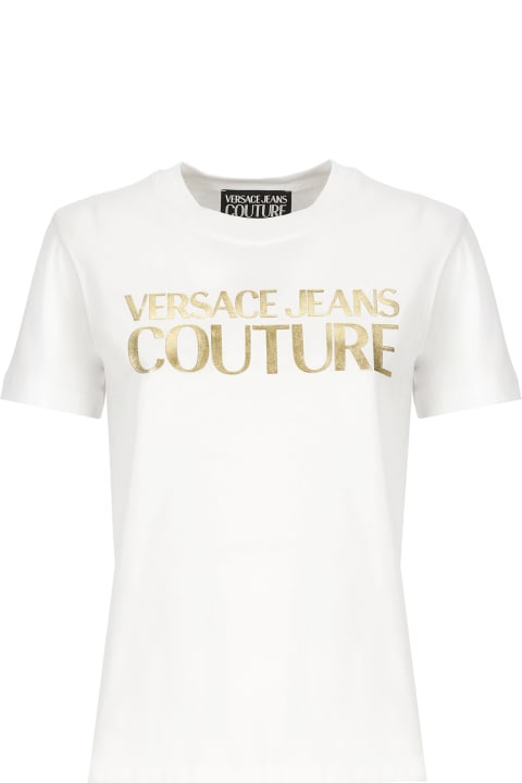 Homeware Versace Jeans Couture Logo Printed Crewneck T-shirt
