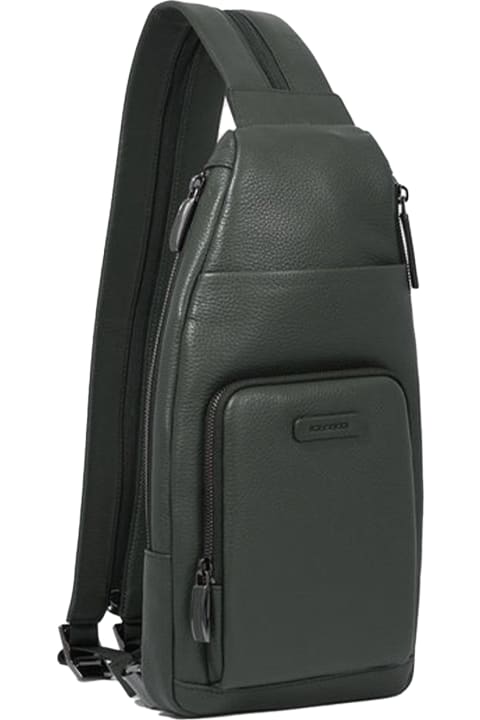 Piquadro for Women Piquadro Shoulder Bag For Ipad Mini, Portable As A Backpack