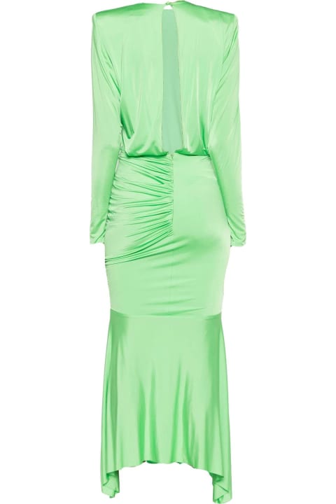 Alexandre Vauthier for Women Alexandre Vauthier Green Stretch-design Dress