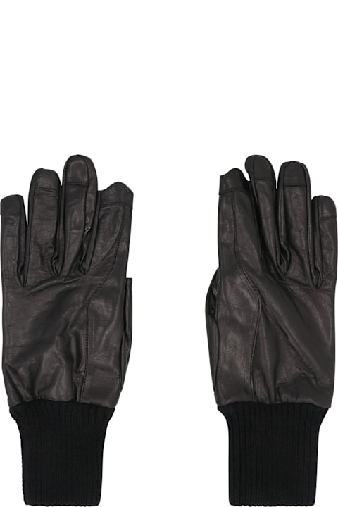 Gloves for Men Rick Owens Leather Gloves