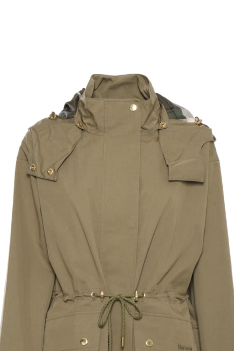 Barbour Coats & Jackets for Women Barbour Military Green Trench
