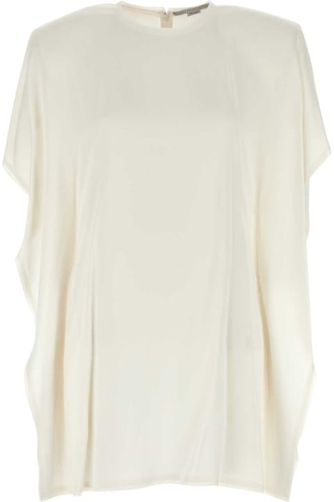 Stella McCartney Topwear for Women Stella McCartney White Satin Mini Dress