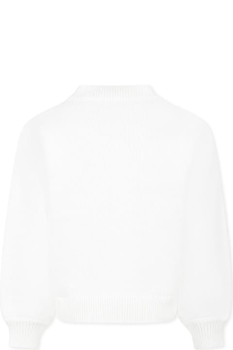 Homeware Molo White Sweater For Girl