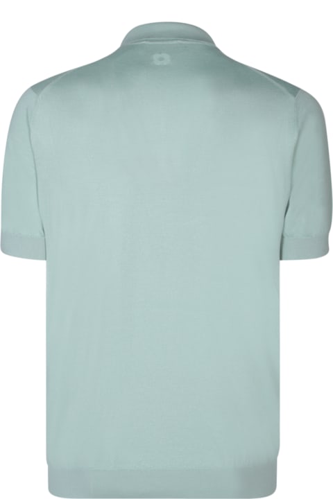 Lardini for Men Lardini Jersey Sage Green Polo Shirt