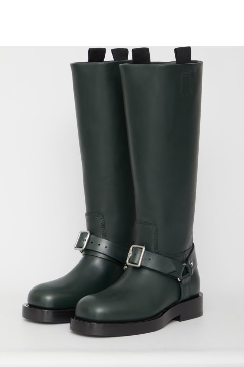 Boots for Women Burberry Saddle High Boots