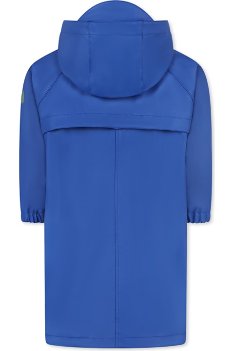Petit Bateau Topwear for Boys Petit Bateau Blue Raincoat For Boy