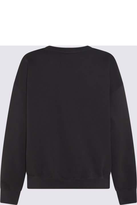 Ganni Fleeces & Tracksuits for Women Ganni Black Cotton Sweatshirt