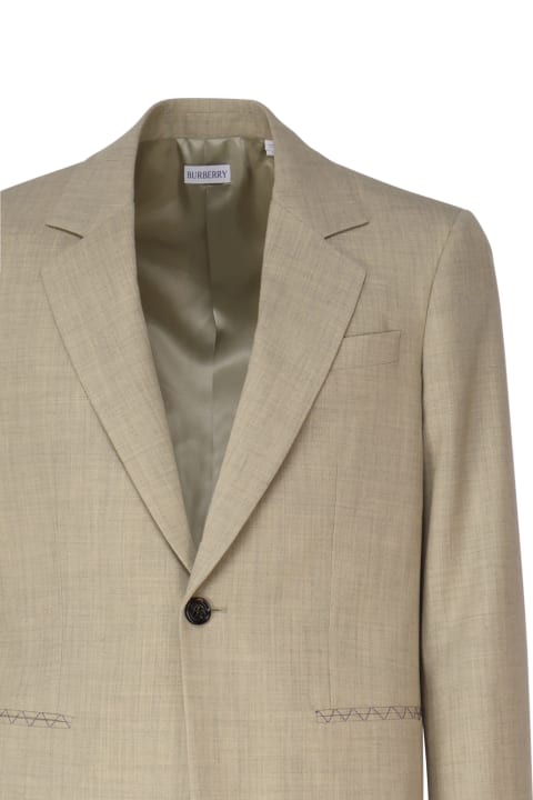 メンズ Burberryのコート＆ジャケット Burberry Wool Tailored Jacket