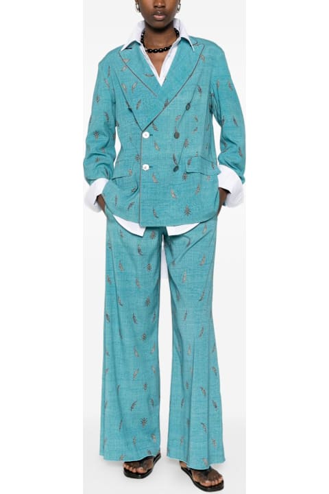 Pierre-Louis Mascia for Men Pierre-Louis Mascia Printed Silk Jacket